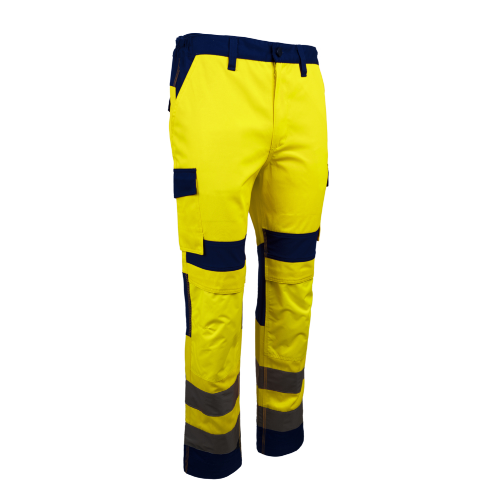 Pantalon HIBANA II bleu marine/jaune - COVERGUARD - 5HBP160