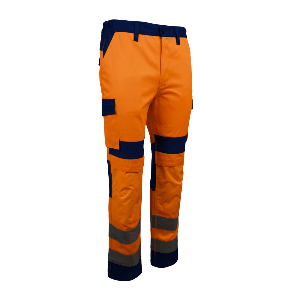 Pantalon HIBANA II bleu marine/orange - COVERGUARD - 5HBP170