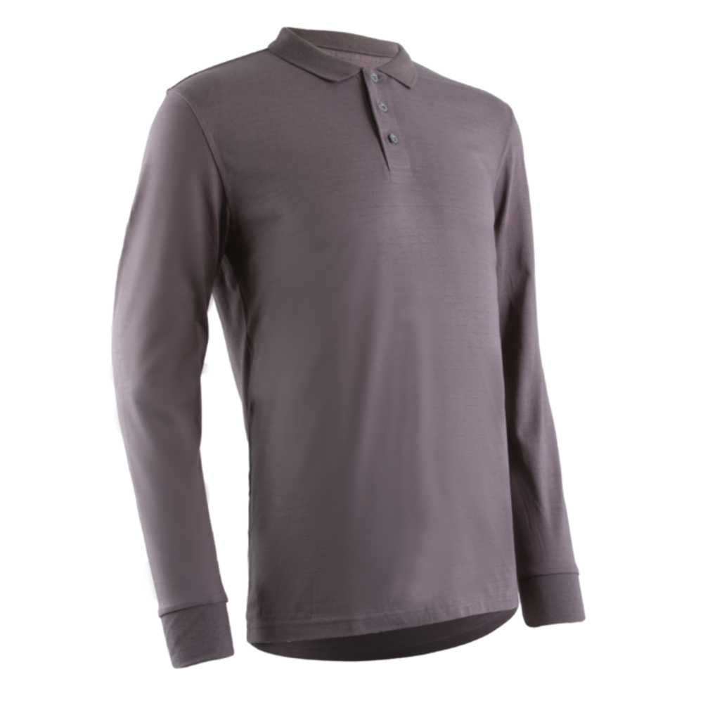 Polo manches longues LAURITS gris - COVERGUARD - 5LAU050