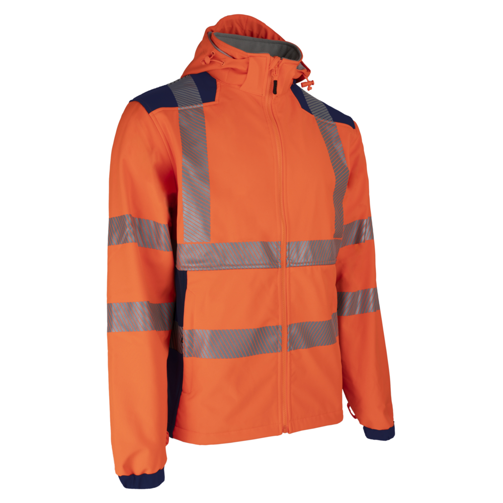 Veste Softshell NEBULO bleu marine/orange - COVERGUARD - 5NEB17R