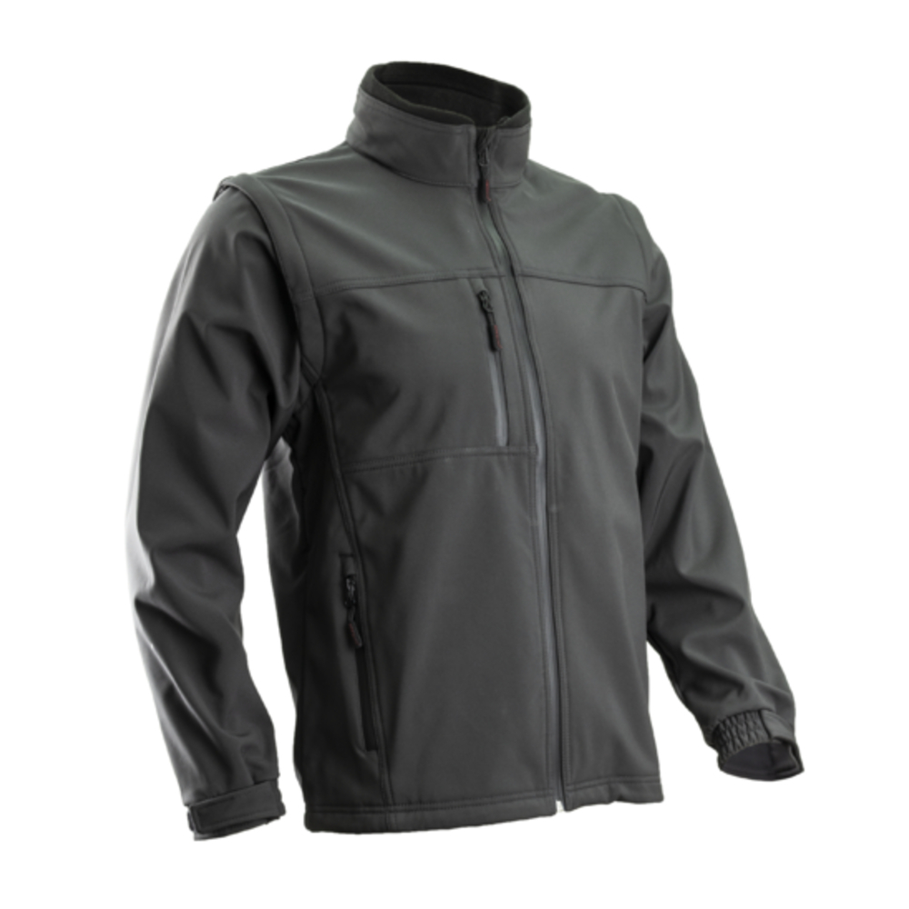 Veste YANG 2 en 1 manches amovibles gris - COVERGUARD - 5YANG