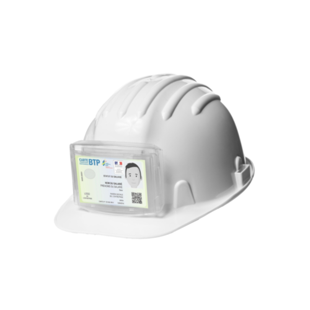 Porte-badge pour casque de sécurité 6POBA - COVERGUARD - 6POBA00NSI