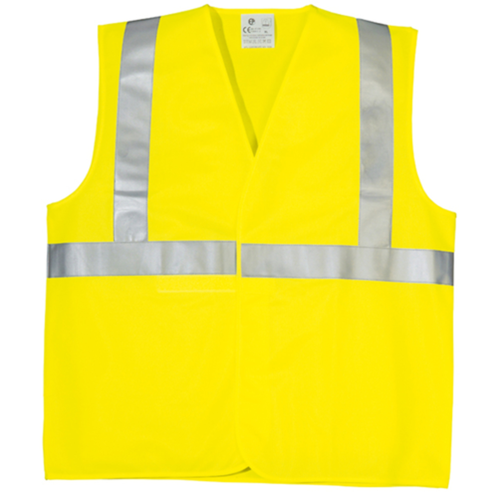 Gilet Hu-viz YARD bande baudrier jaune HV - XL classe 2 - COVERGUARD - 70216