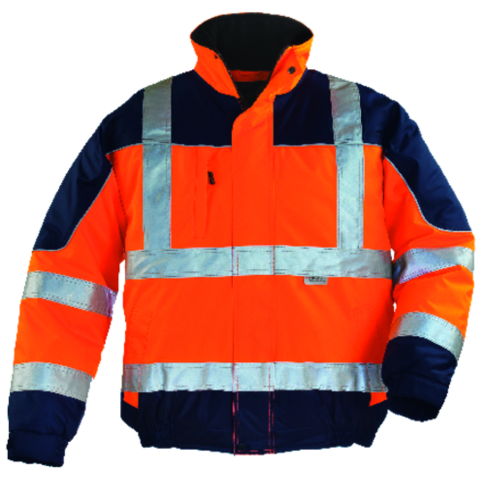 Blouson AIRPORT bleu marine/orange - COVERGUARD - 7AIBO