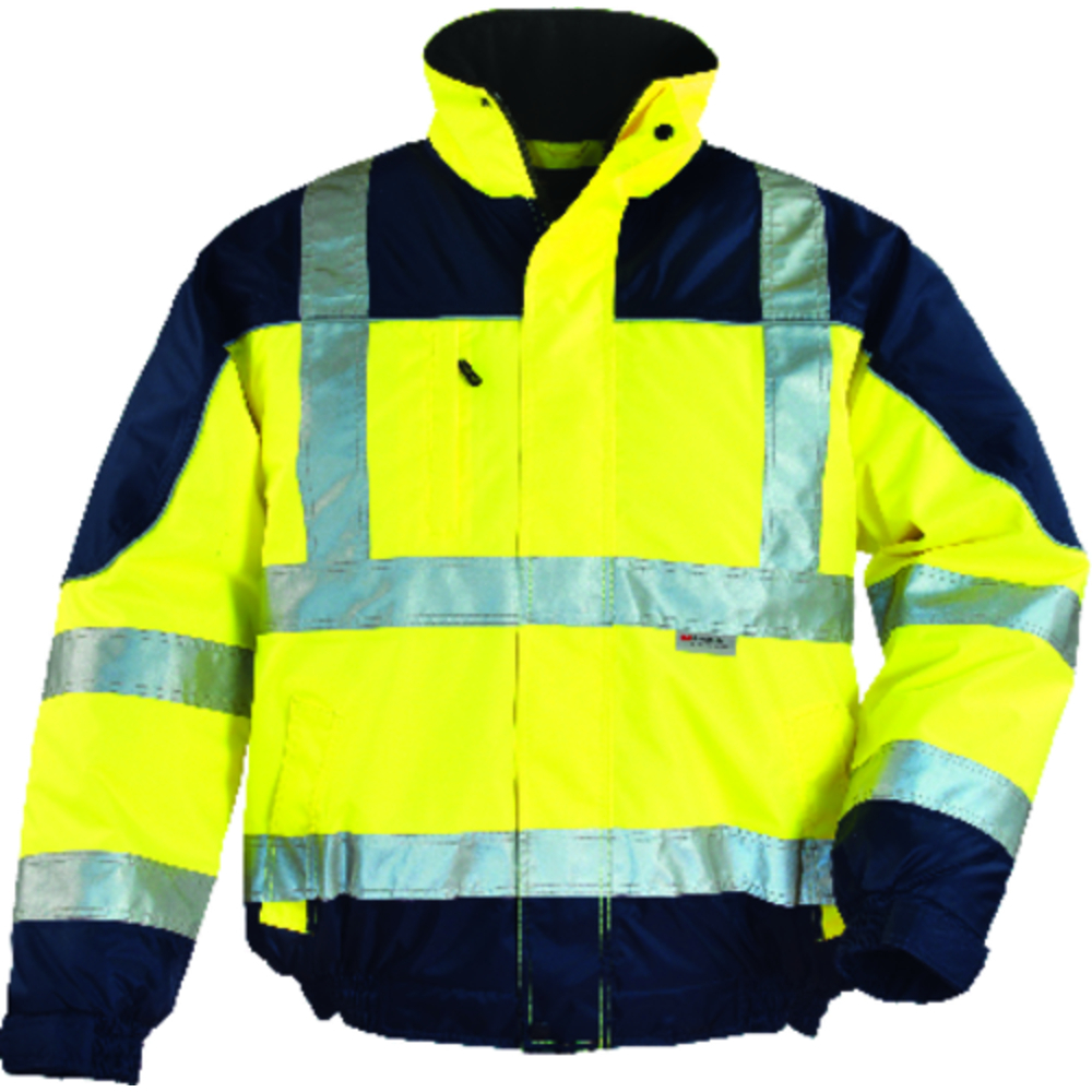 Blouson AIRPORT bleu marine/jaune - COVERGUARD - 7AIBY