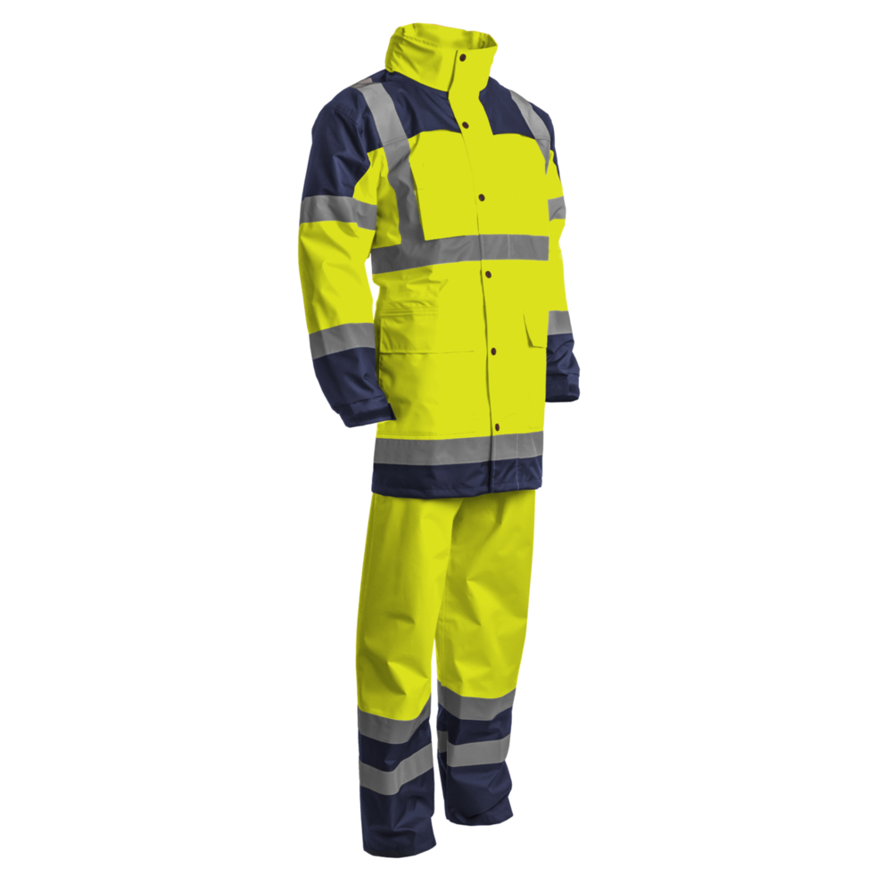 Ensemble HYDRA bleu marine/jaune - COVERGUARD - 7HYDY