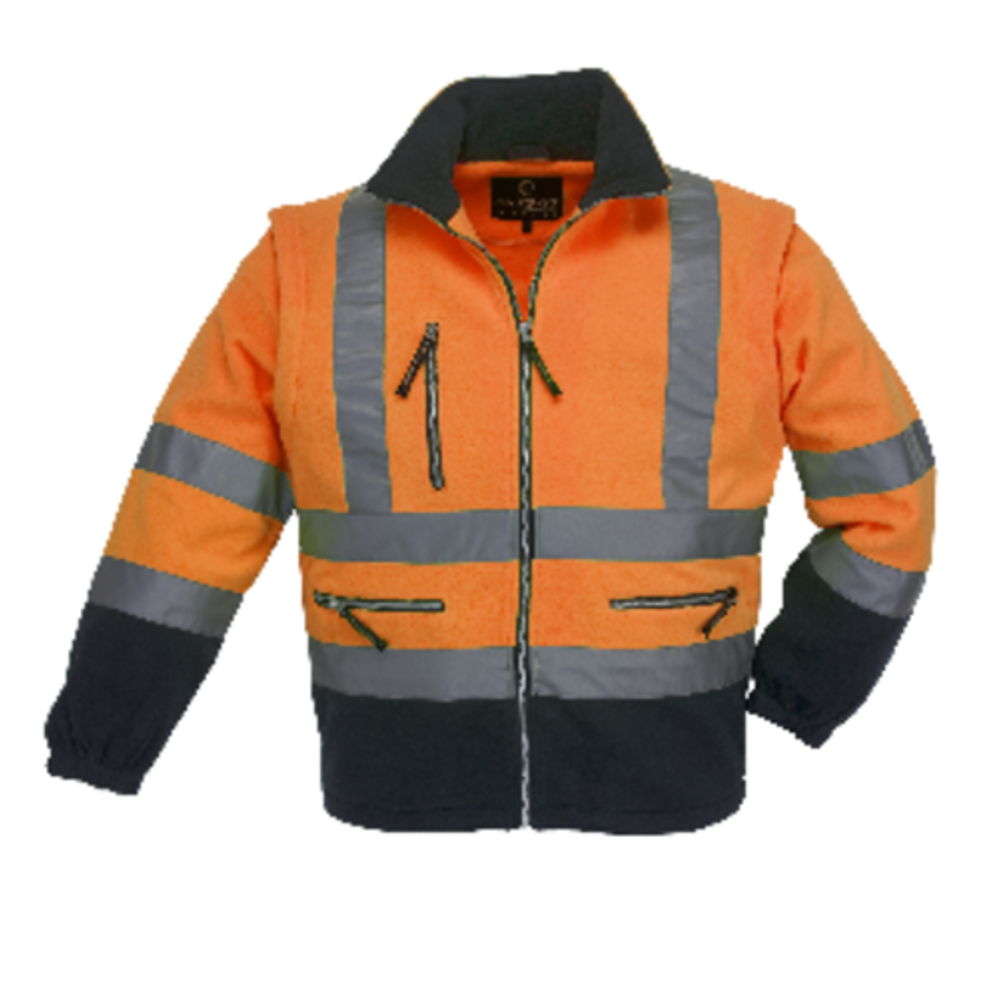 Veste thermique STATION bleu marine/orange - COVERGUARD - 7PSTO