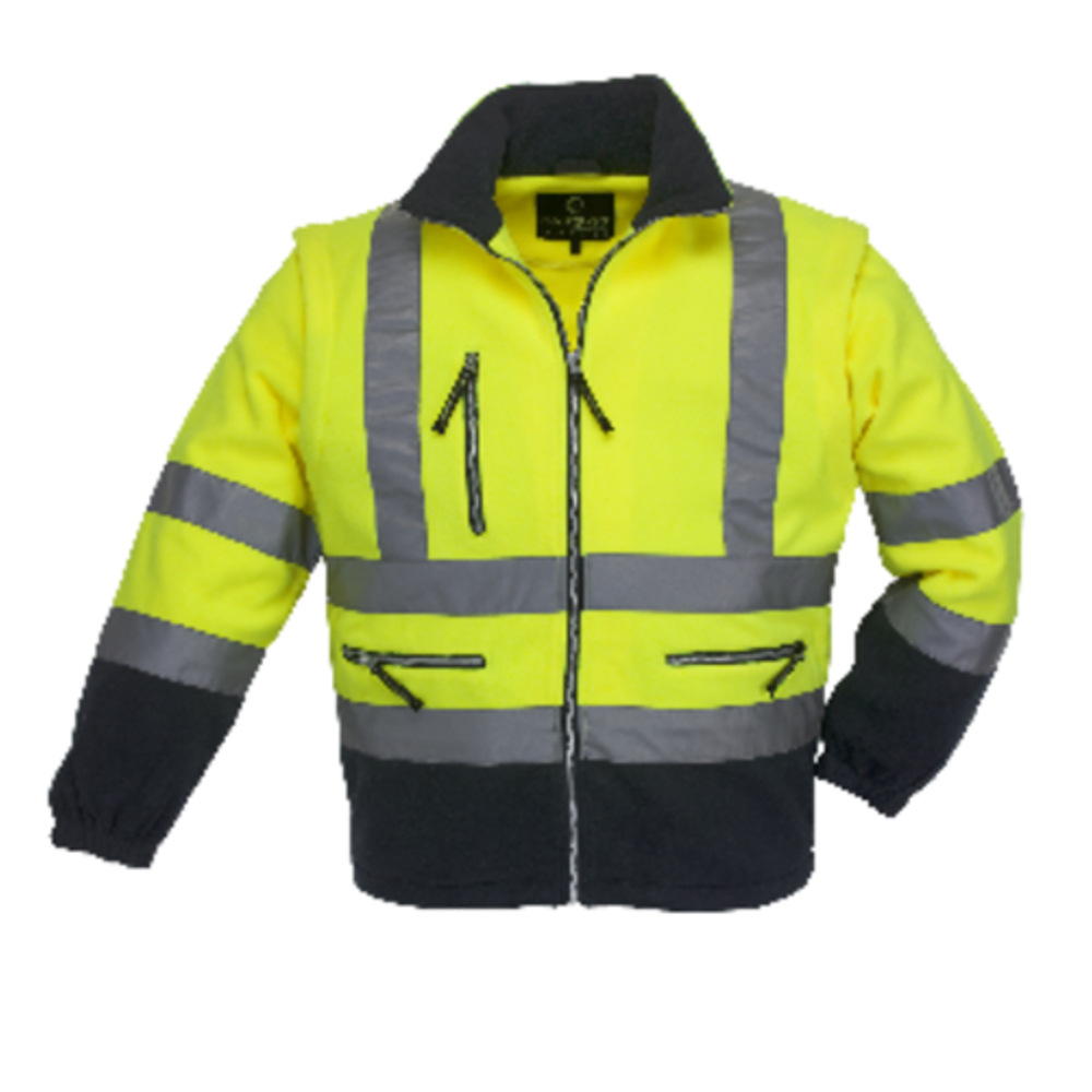 Veste thermique STATION bleu marine/jaune - COVERGUARD - 7PSTY