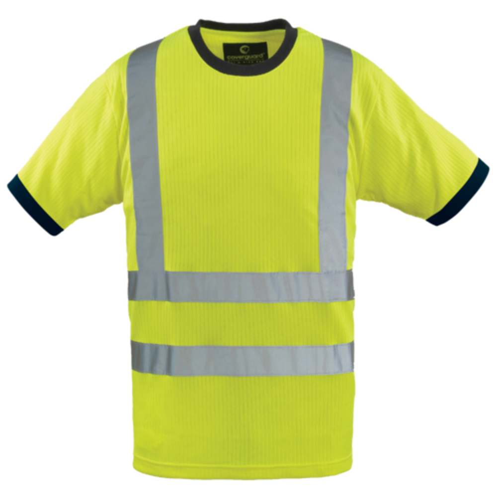 T-shirt manches courtes YARD jaune - COVERGUARD - 7YATY