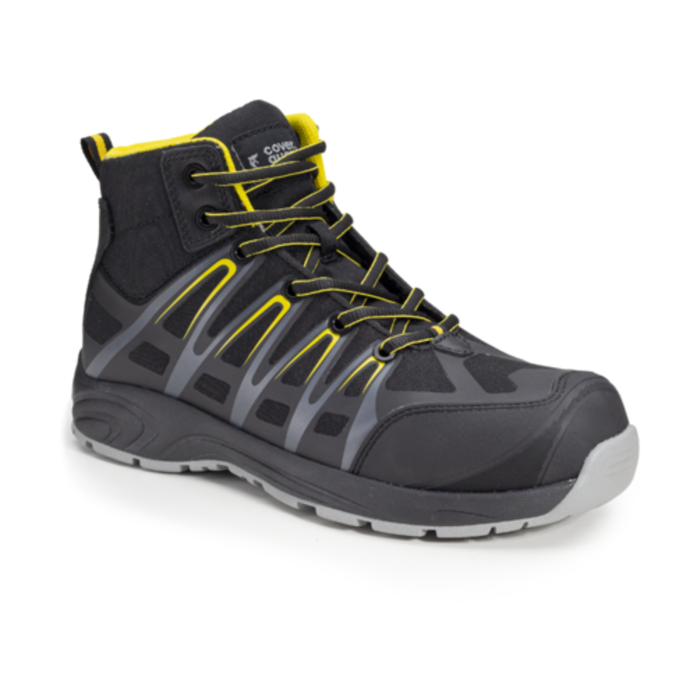 Chaussures hautes ALUNI noir/jaune S3 - COVERGUARD - 9ALU160