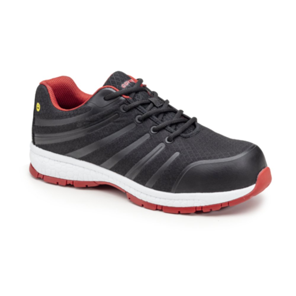 Chaussures basses GALAXITE S1P ESD noir/rouge - COVERGUARD - 9GAL130