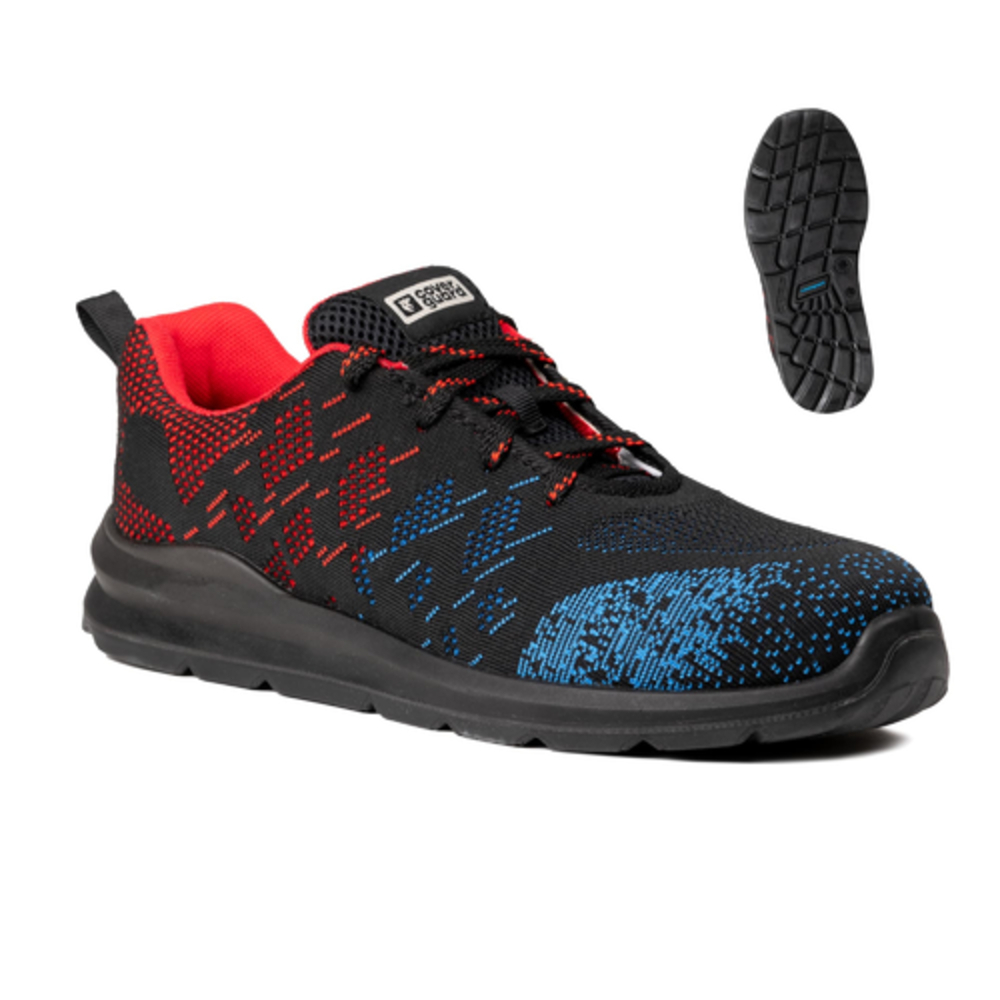 Chaussures basses OTAVITE S1P noir/bleu/rouge - COVERGUARD - 9OTA090