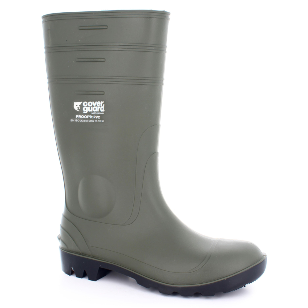 Bottes PROOF'IT PVC S5 FO SR CI vert - COVERGUARD - 9PTVC80