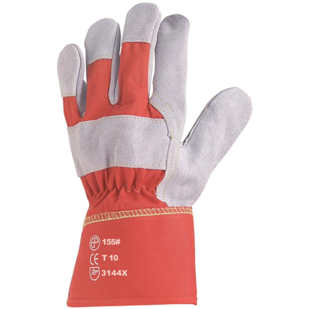 Gant EUROSTRONG 155 gris/rouge - COVERGUARD - MO155