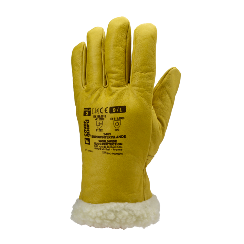 Gant EUROWINTER ISLANDE jaune - COVERGUARD - MO2490