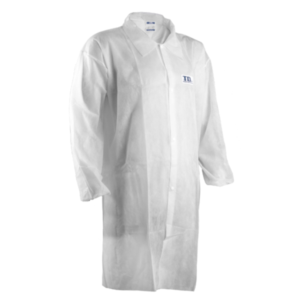 Blouse WHITE SPP COAT blanc - sans poches 4 press - COVERGUARD - MO41105