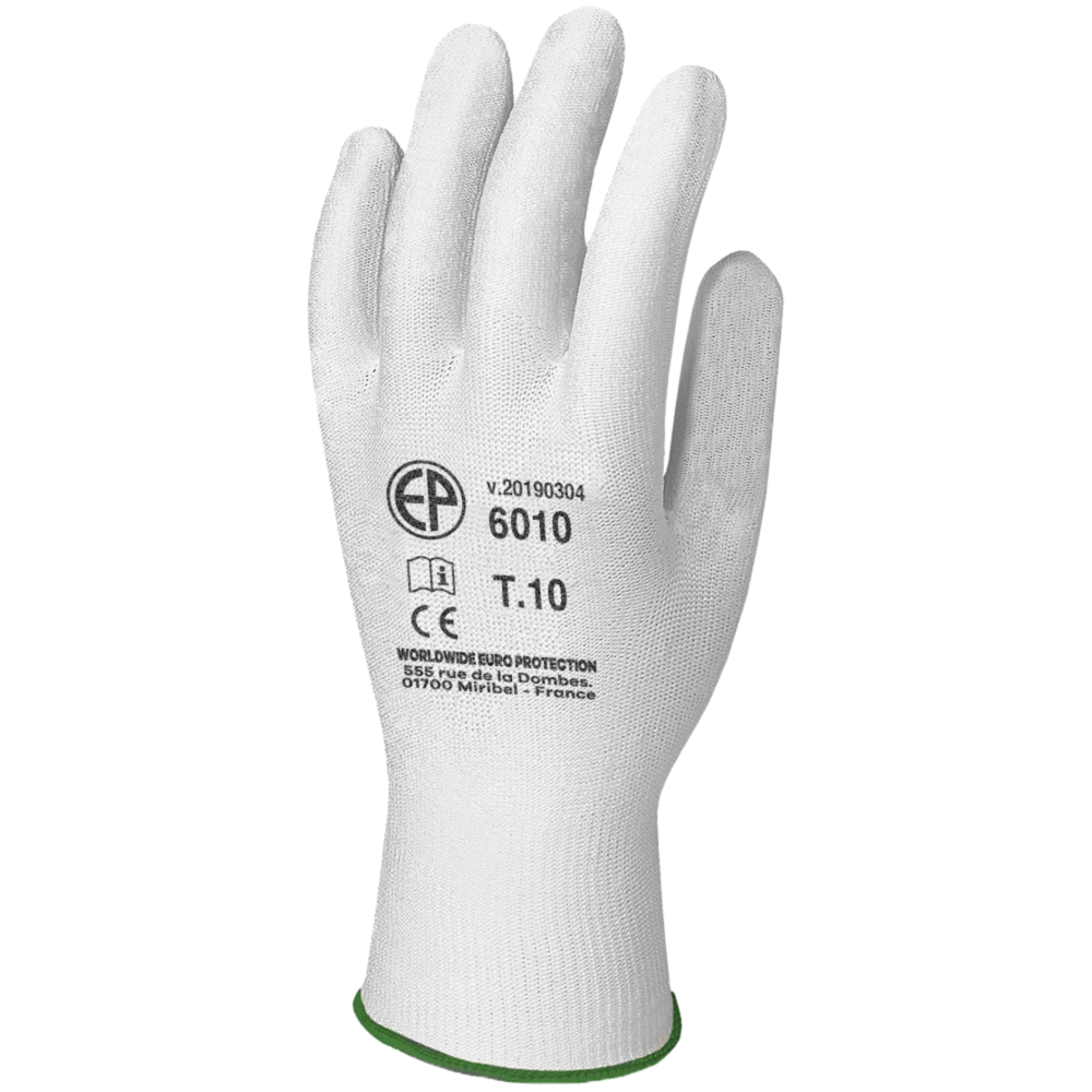 Gant EUROLITE 6009 Jauge 13 blanc - COVERGUARD - MO6009