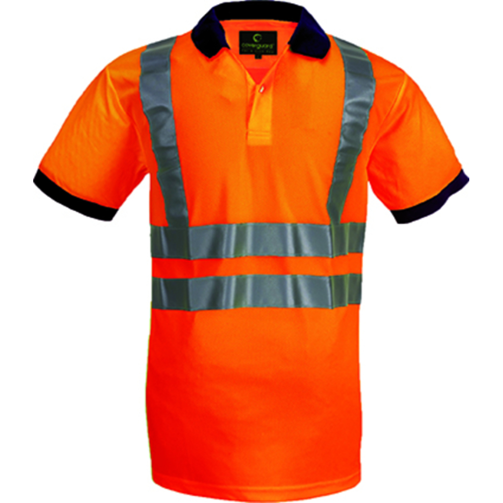 Polo manches courtes YARD orange - COVERGUARD - MO70280
