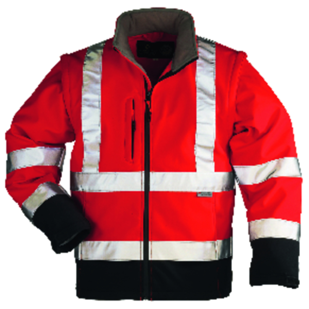 Veste Softshell STATION bleu marine/rouge - COVERGUARD - MO70680