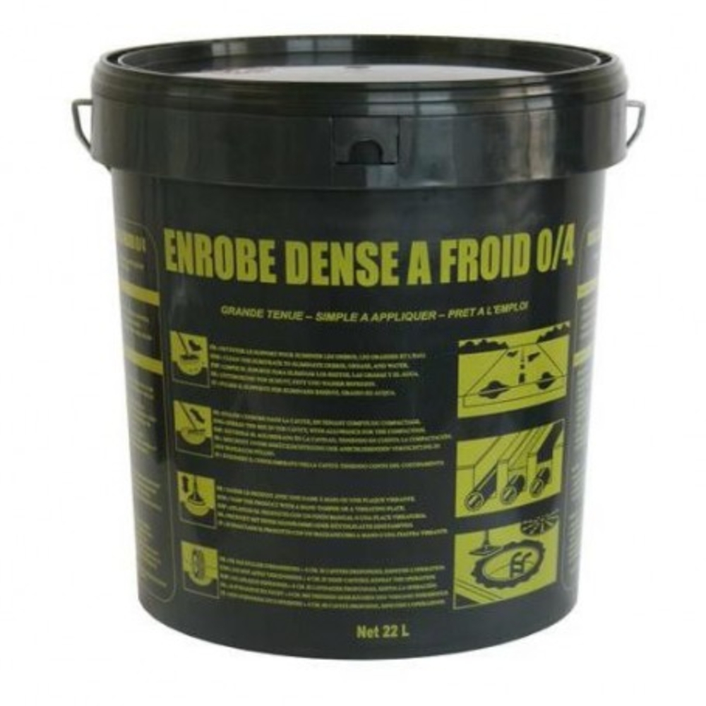 SEAU COLQUICK NOIR 25KGS ENROBE A FROID