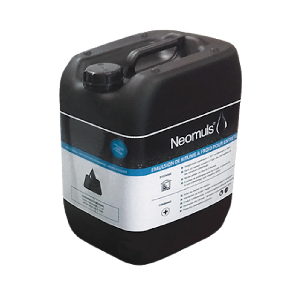 JERRICAN 10L EMULSION DE BITUME REPARATION FISSURE ASPHALTE - NEOMULS
