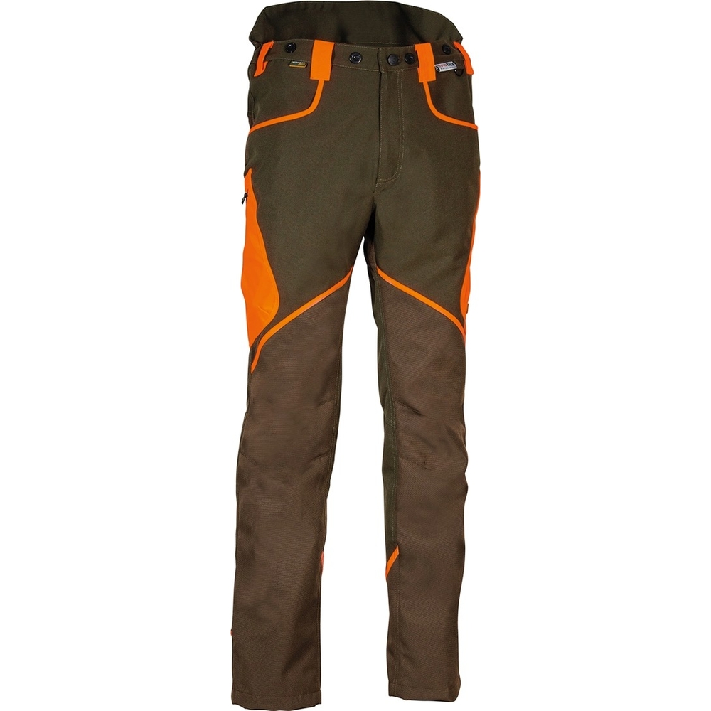 Pantalon WITTENAU taupe/marron/orange - Taille standard - COFRA - V540-0-04