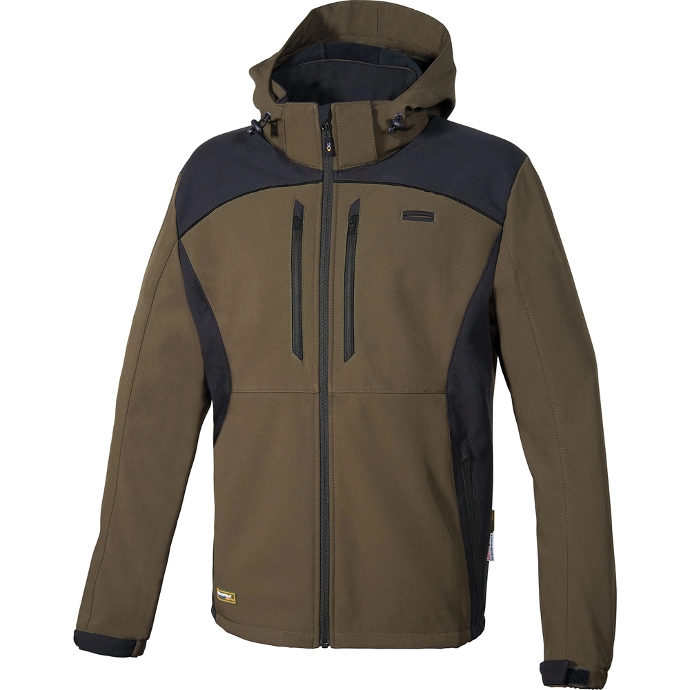 Veste Softshell KLARBO taupe/noir - Taille standard - COFRA - V552-0-03