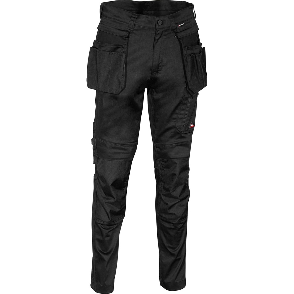 Pantalon Multipoches KUDUS noir/noir - Jambes longues - COFRA - V568-0-05