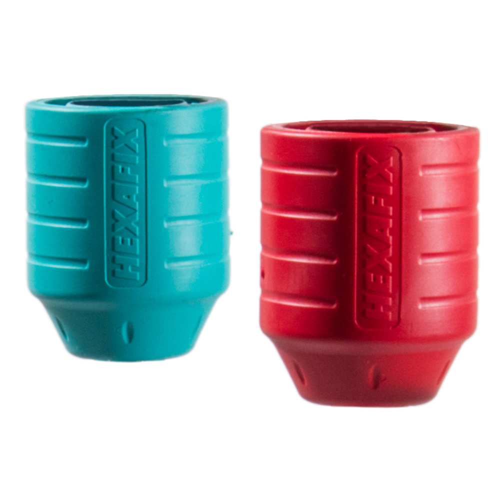 Duelle Protectrice (Set rouge et turquoise) pour HEXAFIX Coupleur - COLLOMIX - 49534-000