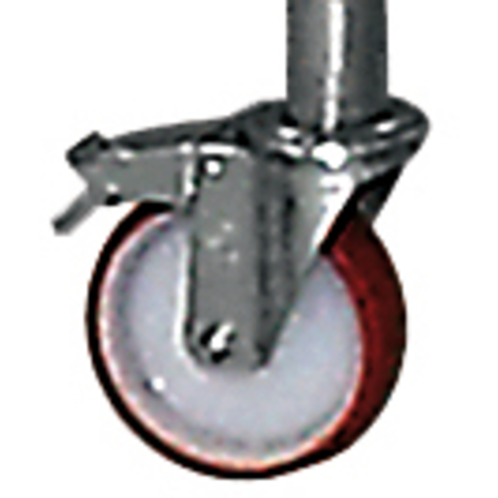 Roue Ø 125 mm réglable pour échafaudage roulant STI CENTAURE - 257001