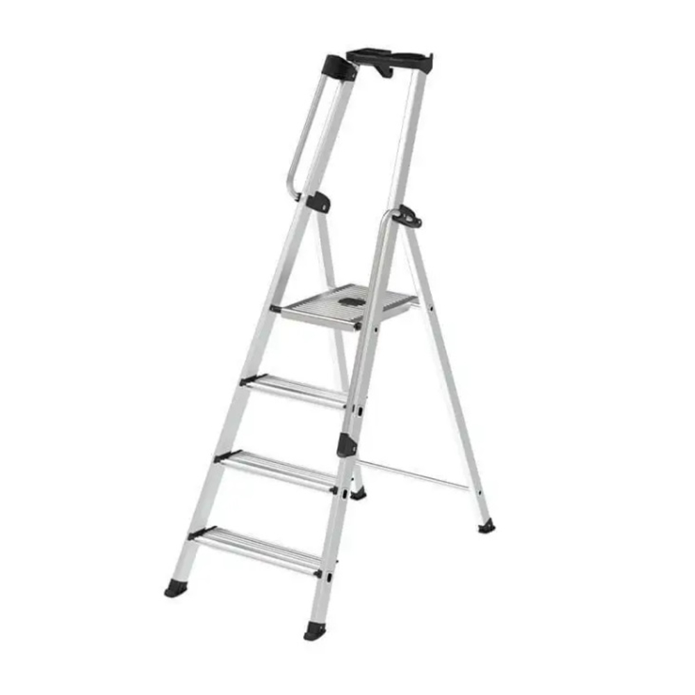 Escabeau pro X STEP 4 marches CENTAURE - Hauteur maxi 2.85m - Marches profondes de 11cm - 275204