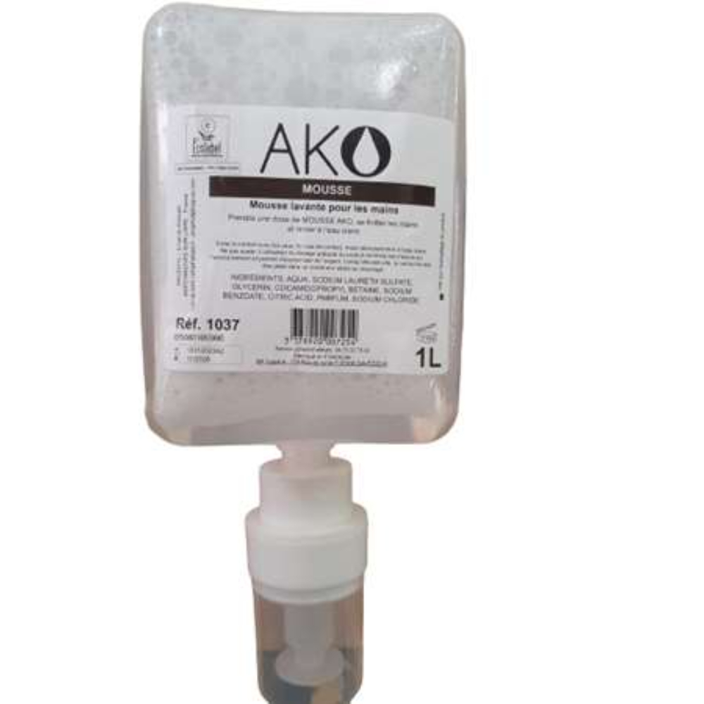 SAVON MOUSSE CARTOUCHE AKO 1L/6 - 1037