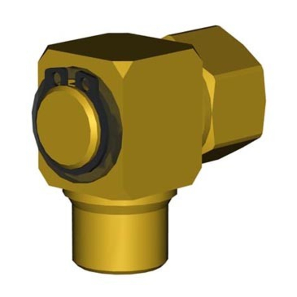 RACCORD TOURNANT LAITON 90° MF1/2 POUR ENROULEUR TV41AV DIMACO - 1582020