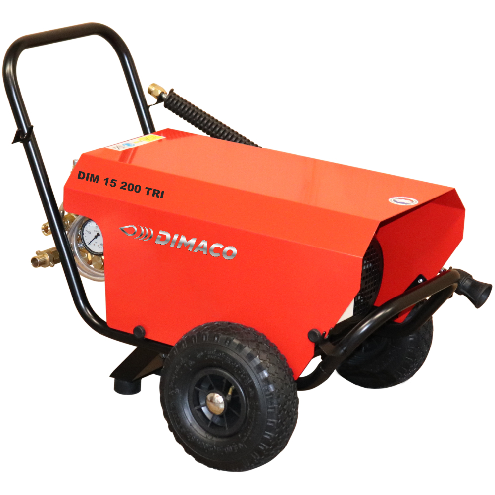 NETTOYEUR HP ÉLECTRIQUE 900L/H 200B 7.5CV TRIPHASÉ - DIMACO - DIM15200TRI