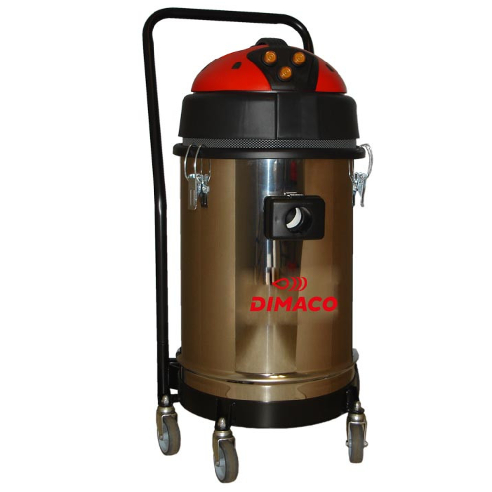 ASPIRATEUR 70L - 3 MOTEURS ET CUVE INOX - DIMACO - M70B
