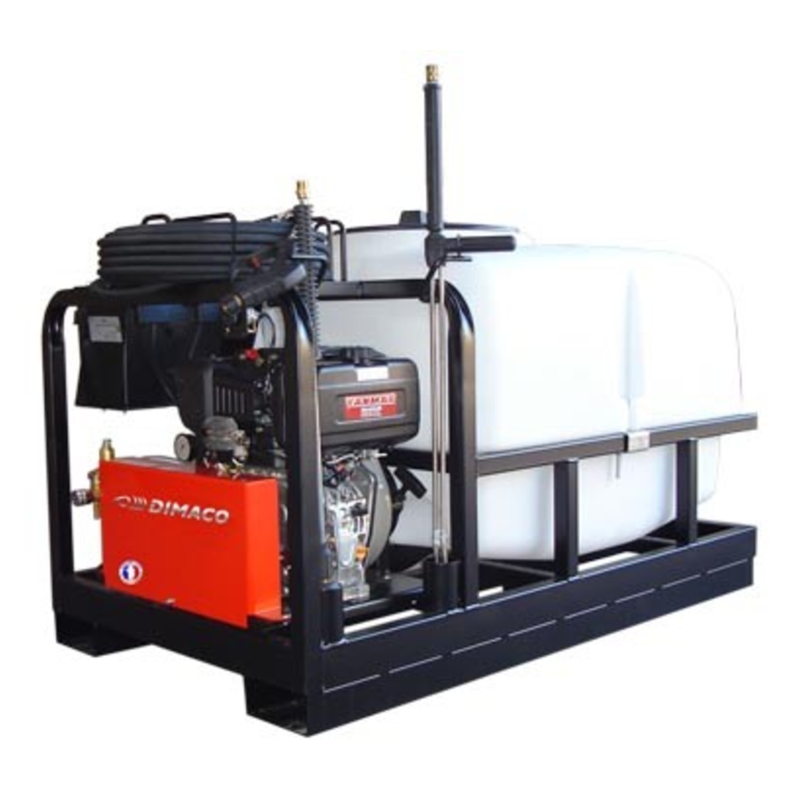 SKID HP 900 L/H 210 B MOTEUR DIESEL YANMAR 10 CV AVEC DÉMARREUR ÉLECTRIQUE DIMACO - PICKUP15210YD