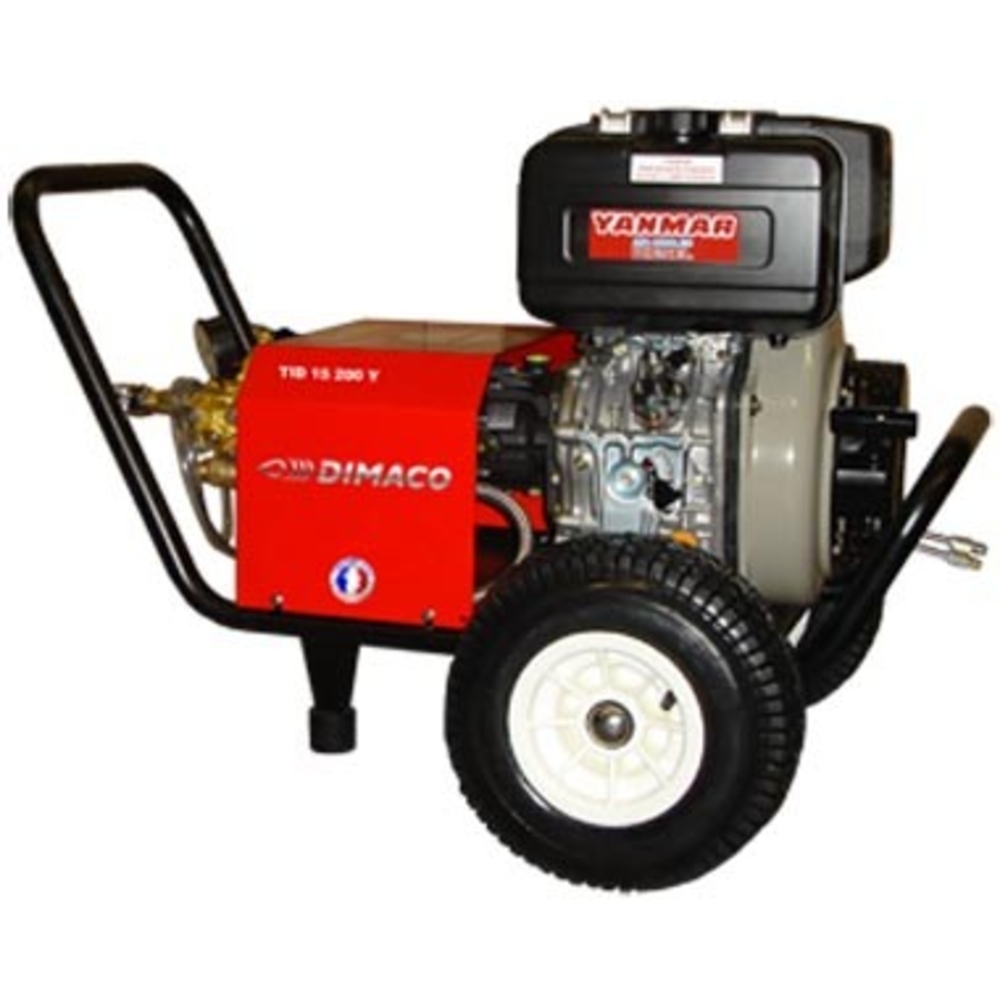 NETTOYEUR HP 900 L/H 200 B MOTEUR DIESEL YANMAR 10 CV DEM ELEC - DIMACO - TID15200YD
