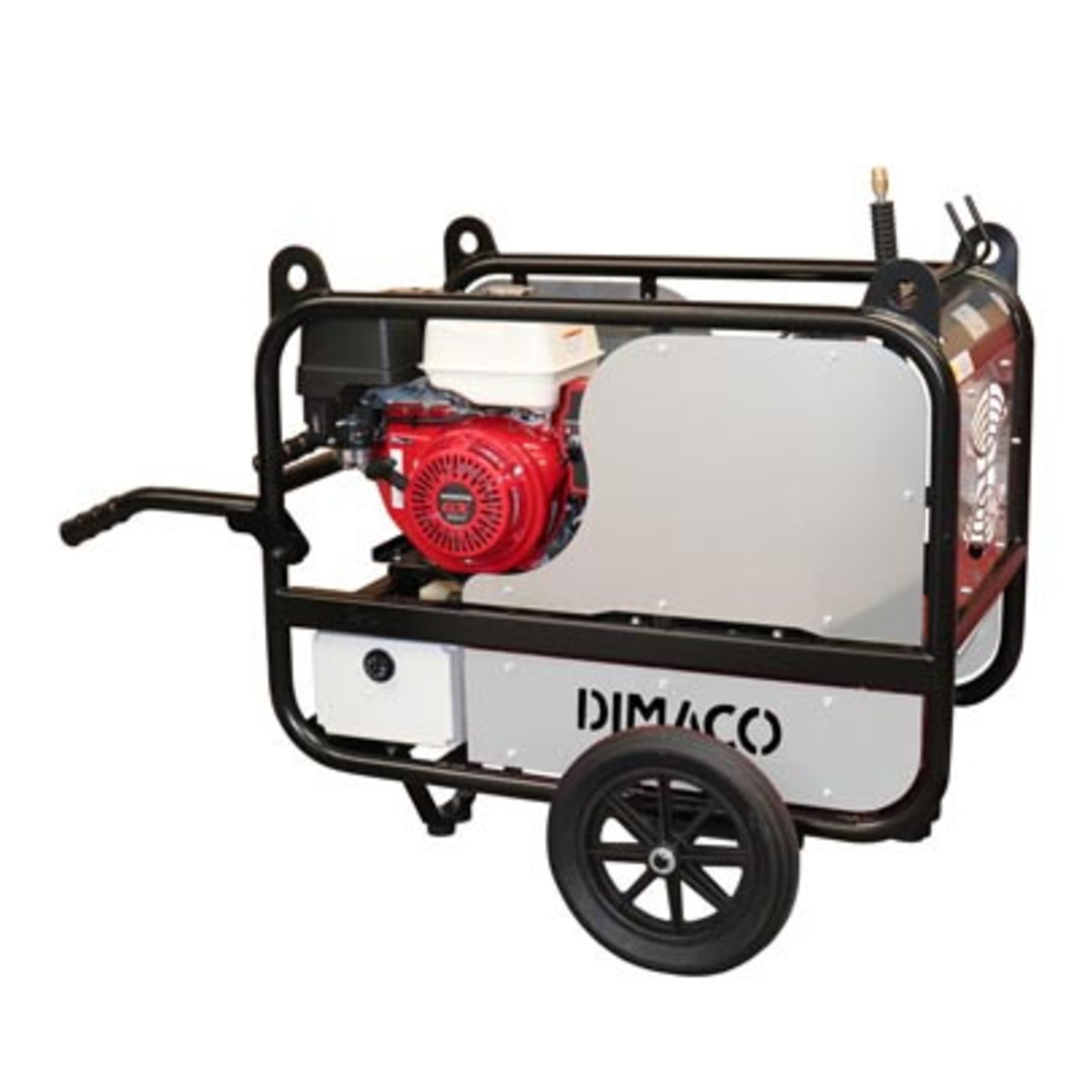 NETTOYEUR HP EAU CHAUDE 900 L/H 240 B MOTEUR ESSENCE HONDA 13 CV DIMACO - TIE15240HW