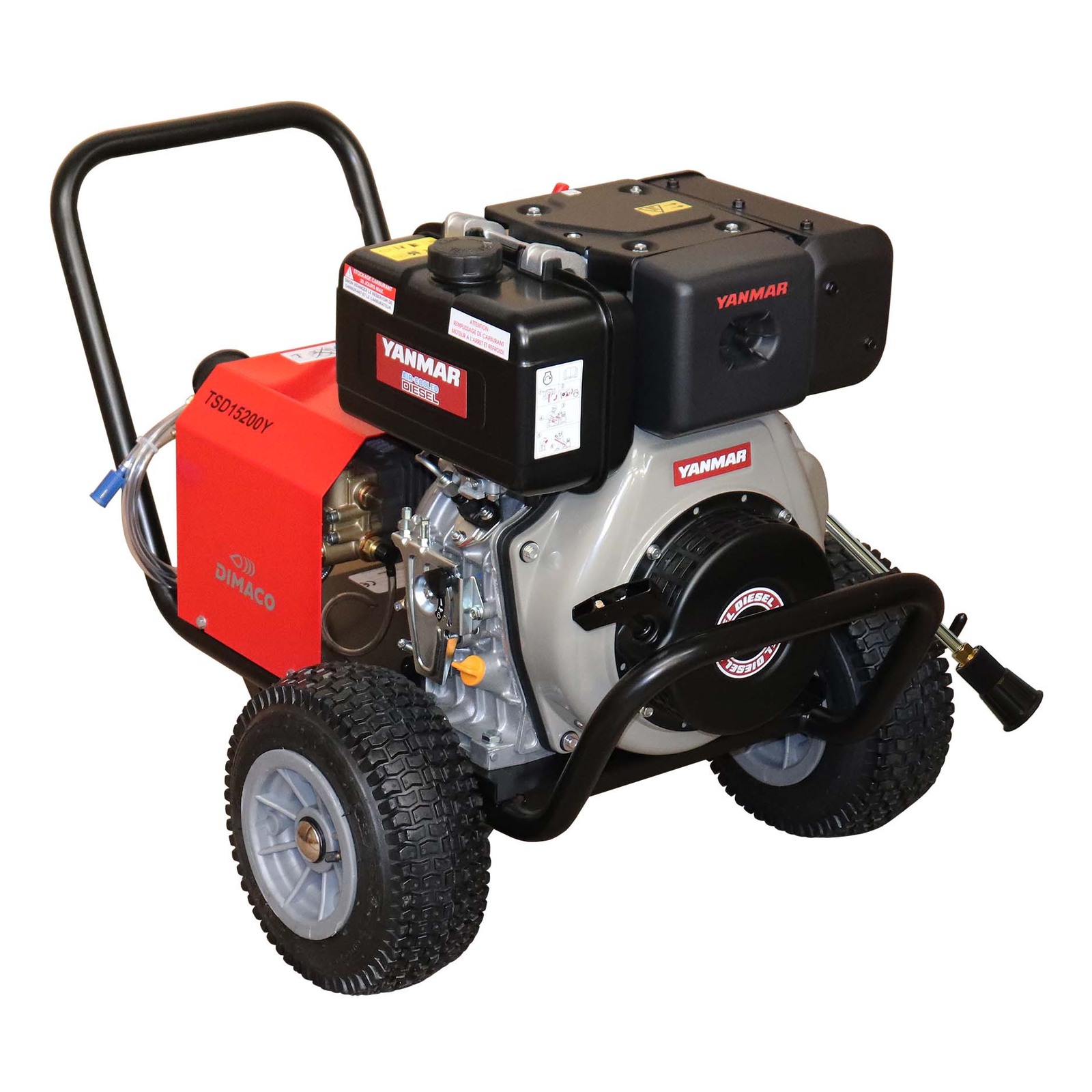 NETTOYEUR HP 900 L/H 200 B MOTEUR DIESEL YANMAR 10 CV  DIMACO - TSD15200Y