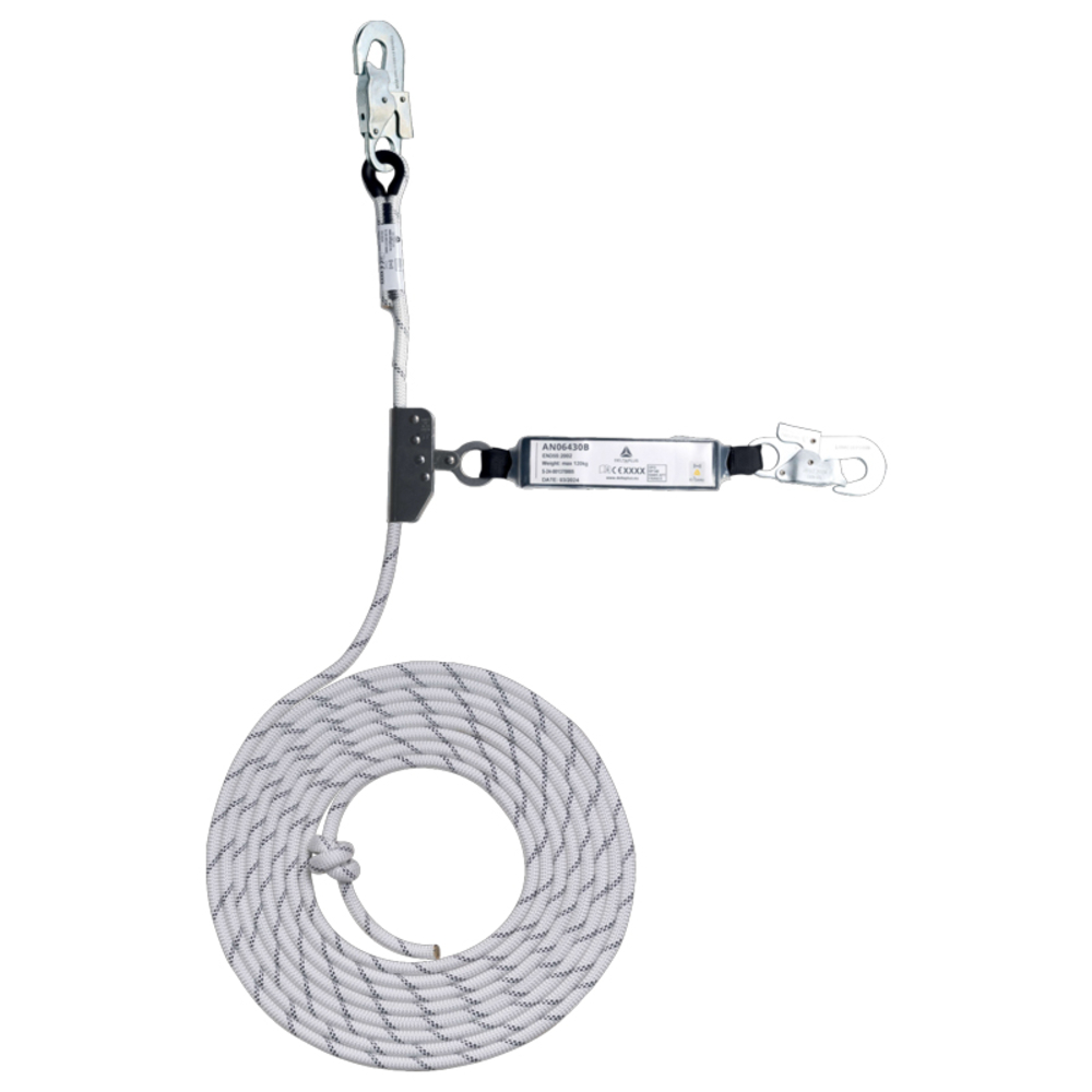 ANTICHUTE SUR CORDE AN064+CORDE 12 MM - 20M - DELTA PLUS - AN06420B