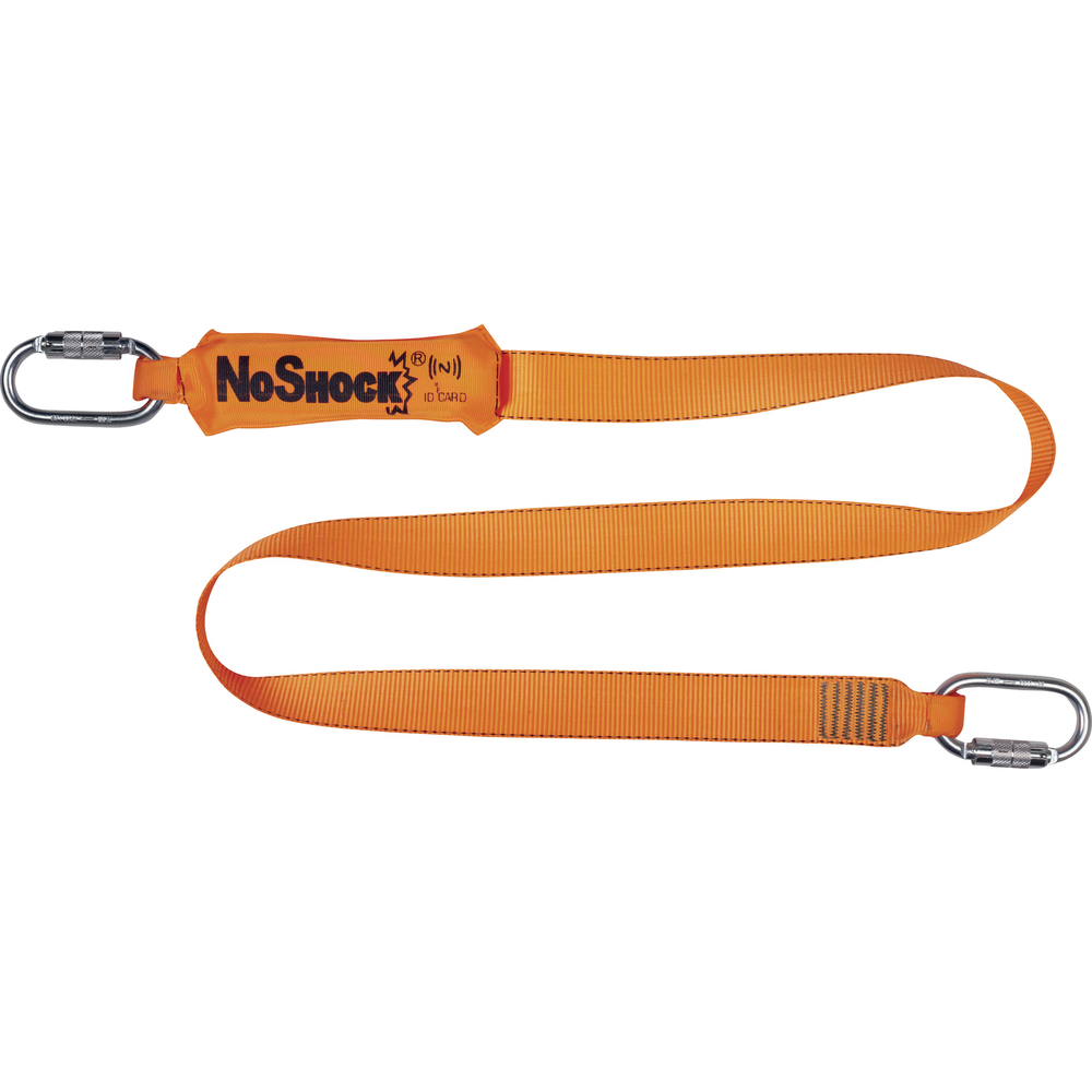 ANTICHUTE ABSORBEUR D'ÉNERGIE LONGE SANGLE 2 M + 2 CONNECTEURS DOUBLE-ACTION DELTA PLUS - AN203200ZZ