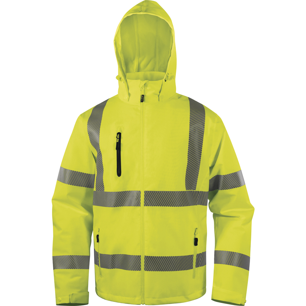 PARKA HAUTE VISIBILITE POLYESTER STRETCH MECANIQUE - IMPER-RESPIRANT DELTA PLUS - AREHVJA