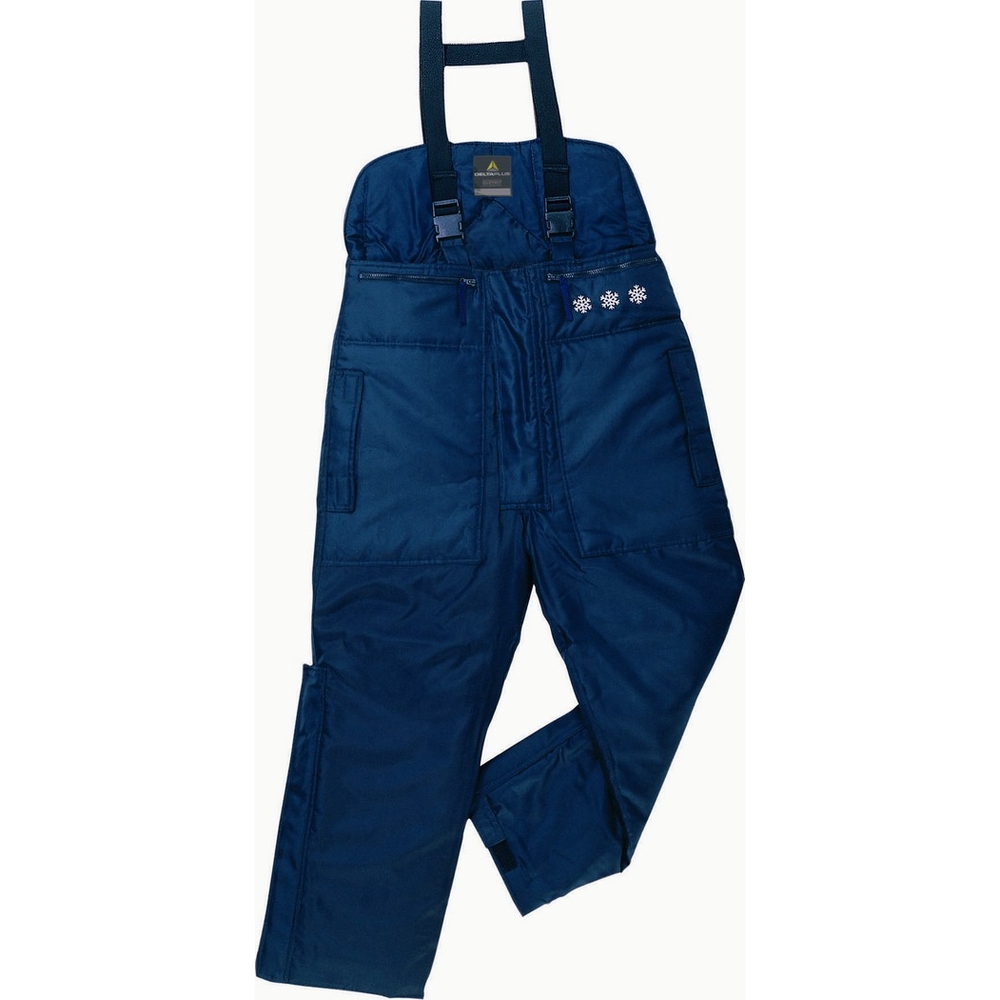COTTE A BRETELLES DELTA PLUS FROID EXTREME POLYESTER / COTON BLEU MARINE AUSTRAL II- AUST2BL0