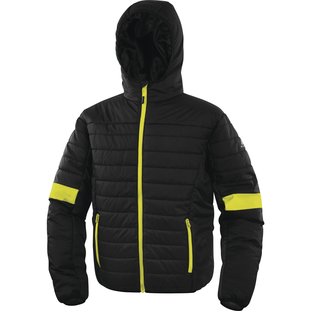 DOUDOUNE DE TRAVAIL NOIRE MATELASSÉE MULTIPOCHES DELTA PLUS - BLOOMNO