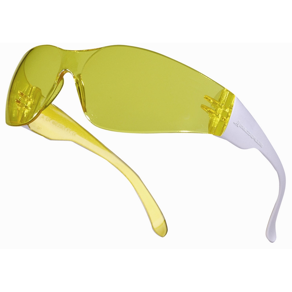 LUNETTES DELTA PLUS BRAVA FACE MONOBLOC POLYCARBONATE BRAVA2 YELLOW -BRAV2JA
