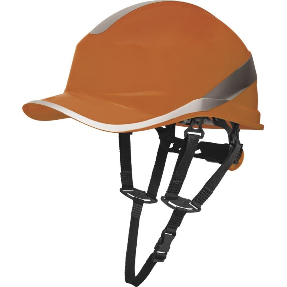 Casque de chantier abs style casquette baseball + jugulaire - serrage rotor DELTA PLUS - DIAM5UPORFL