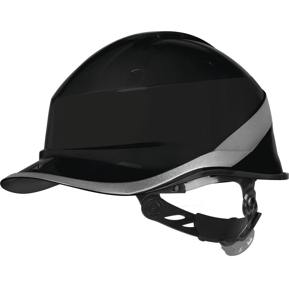 CASQUE DE CHANTIER VENTILÉ FORME CASQUETTE BASEBALL - SERRAGE ROTOR DELTA PLUS - DIAM6WTRNOCA