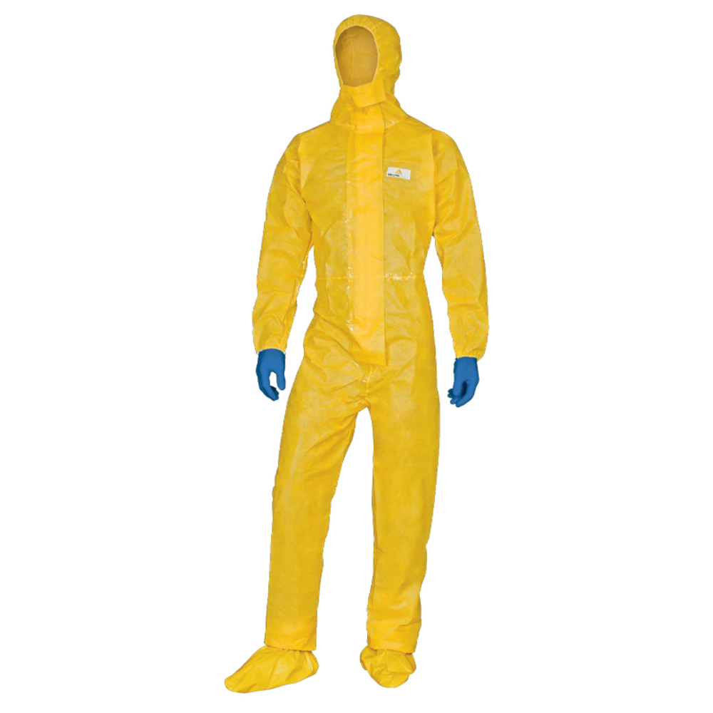 COMBINAISON JETABLE AVEC CAGOULE DELTACHEM - TYPE 3B - COUTURES ÉTANCHÉES DELTA PLUS - DT300