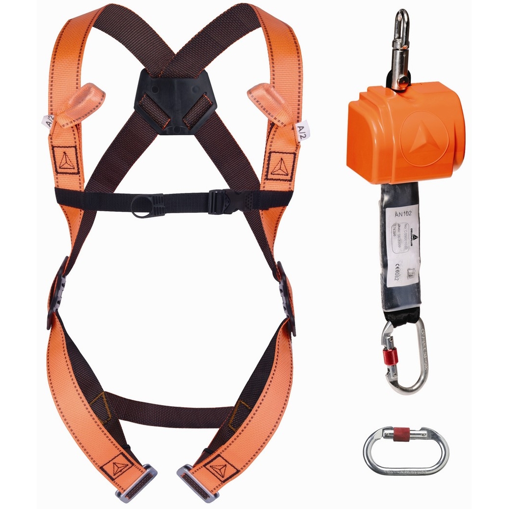 Kit antichute vertical & horizontal 2,50m taille XL/XXL - DELTA PLUS - ELARA140XX