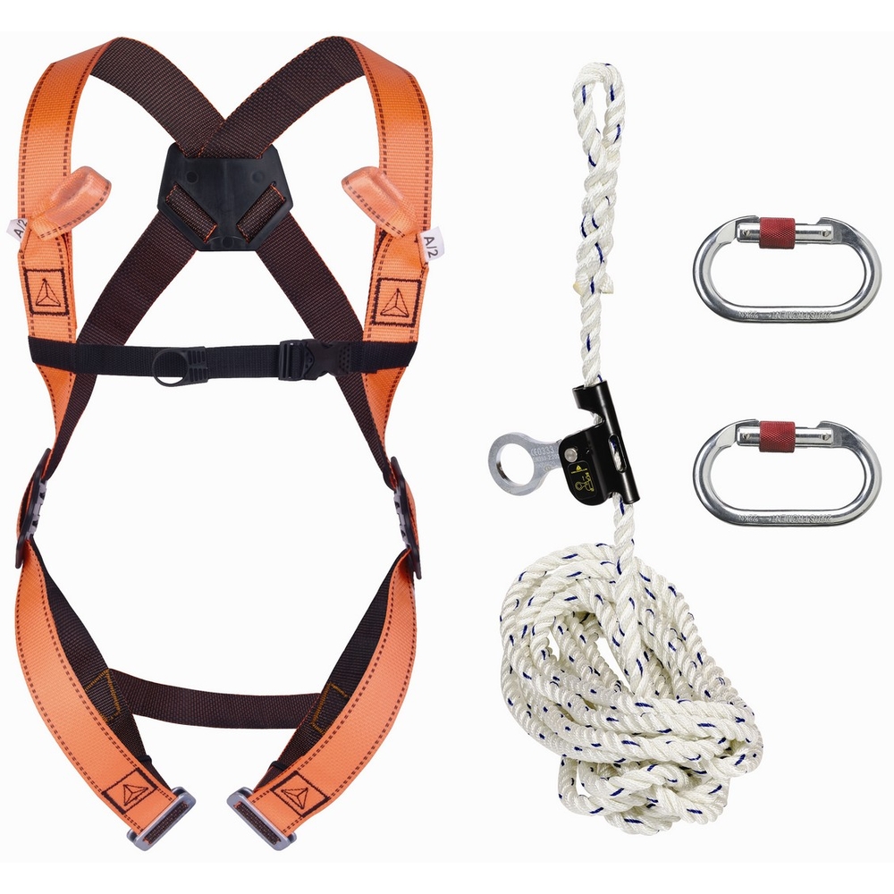 KIT ANTICHUTE 'ROOF': HAR12 + AN063/20 + AM002 + 1 SAC DE RANGEMENT XL/XXL - DELTA PLUS- ELARA170XX